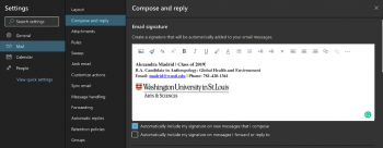 How to Create an Outlook Signature